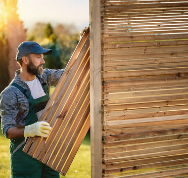Slatted Fence Panels for Landscape Gardeners
