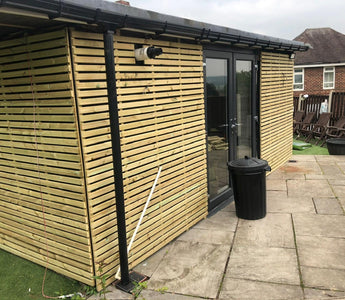 New Slatted Wall Panelling For Houses Or Garages