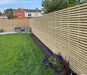 fence panel horizontal slats
