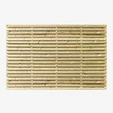1200mm double sided slatted fence panel 