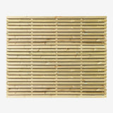 1500mm double sided slatted fence panel    