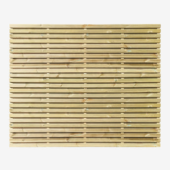 1500mm double sided slatted fence panel    