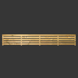 Contemporary 1800mm x 300mm Single Slatted Fence Panel UK