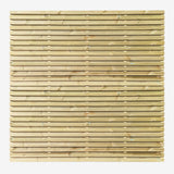1800mm double sided slatted fence panel 