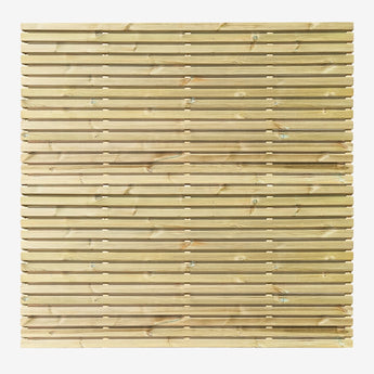 1800mm double sided slatted fence panel 
