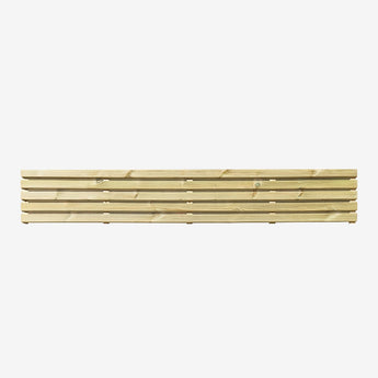 300mm double sided slatted fence panel 