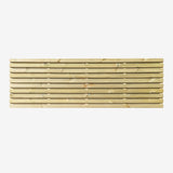 600mm double sided slatted fence panel 