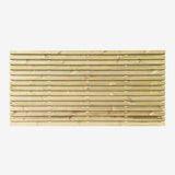 900mm double sided slatted fence panel 