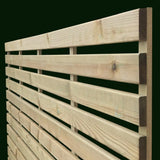 Close up of 900mm single sided fence panel