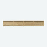 Double Slatted Fence Panel 1800mm x 300mm