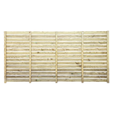 Back of Pressure Treated Single Sided Slatted Fencing