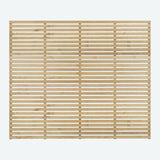 Single Sided Slatted Fence Panel 1800 x 1800mm