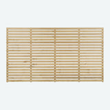 Single Slatted Fence Panel 1800mm x 1200mm