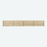 Single Slatted Fence Panel 1800mm x 300mm