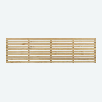 Single Slatted Fence Panel 1800mm x 600mm