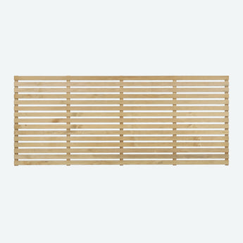 Single Slatted Fence Panel 1800mm x 900mm