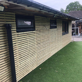 Wooden Slatted Wall Panelling