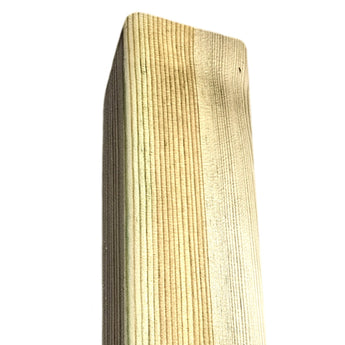 garden post for slatted fencing