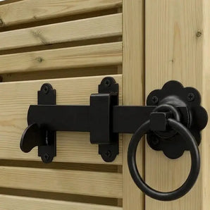Sterling Ring Gate Catch | Black