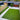 modern garden with slatted panels and posts