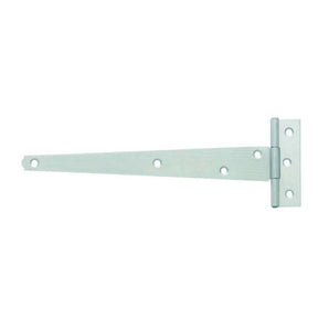 Metal t-hinge on a white background