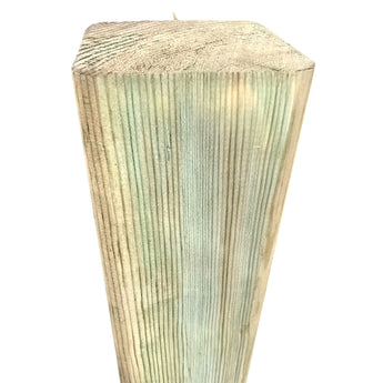 treated garden post